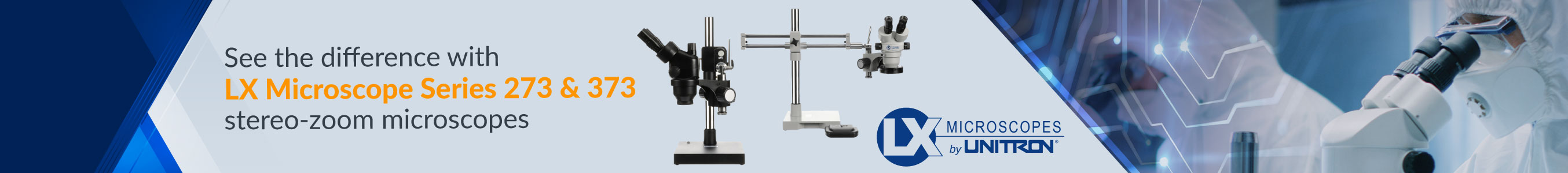 LX Microscopes by Unitron