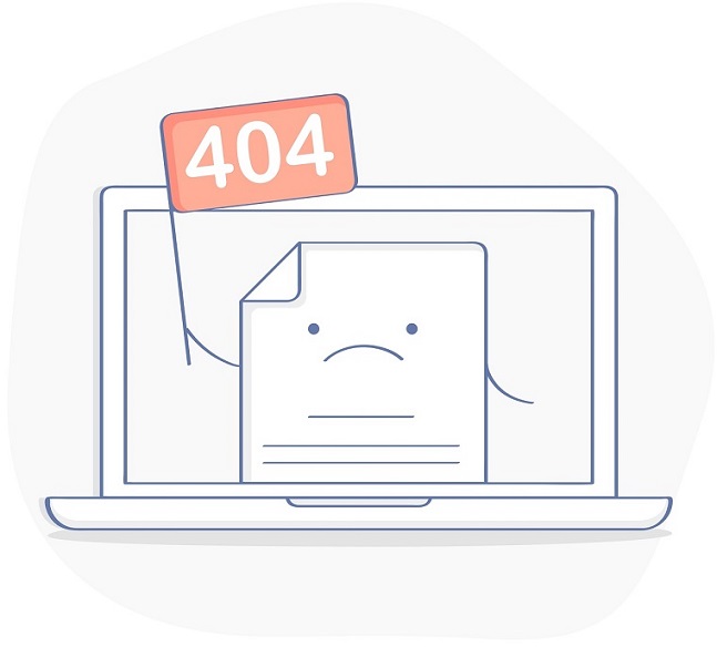 404 Error Page not found